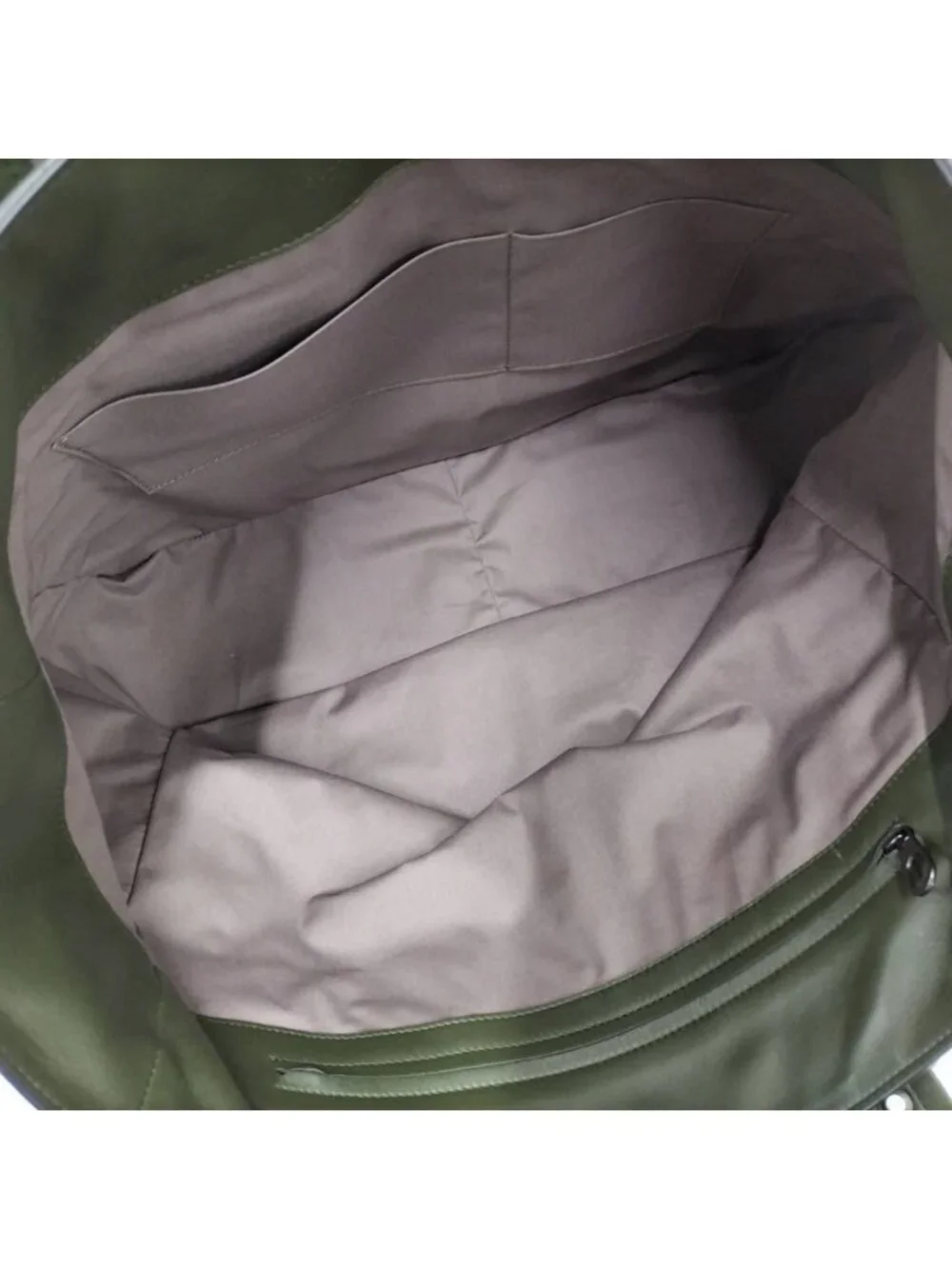 Bottega Veneta Tote Intrecciato Leather Khaki